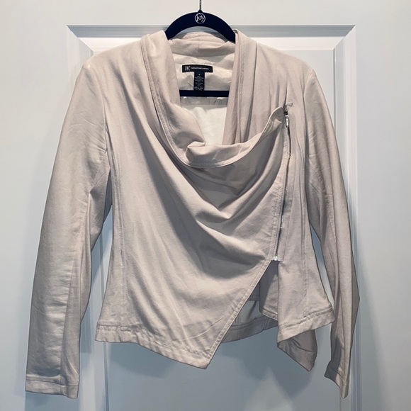 Women’s S INC asymmetric zip car diagram - Picture 1 of 1